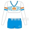 Lady cheerleading uniform LL038