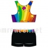 Lady cheerleading uniform LL046