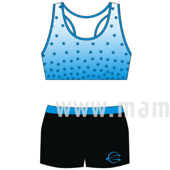 Lady cheerleading uniform LL003