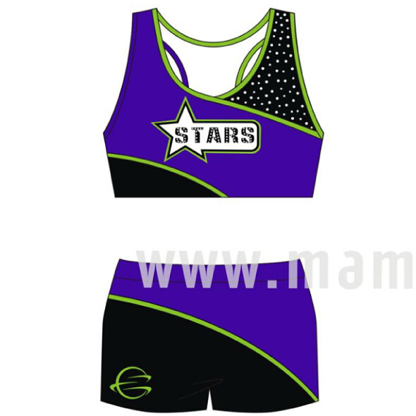 Lady cheerleading uniform LL009