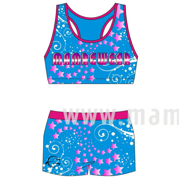 Lady cheerleading uniform LL077