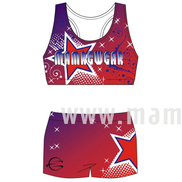 Lady cheerleading uniform LL082