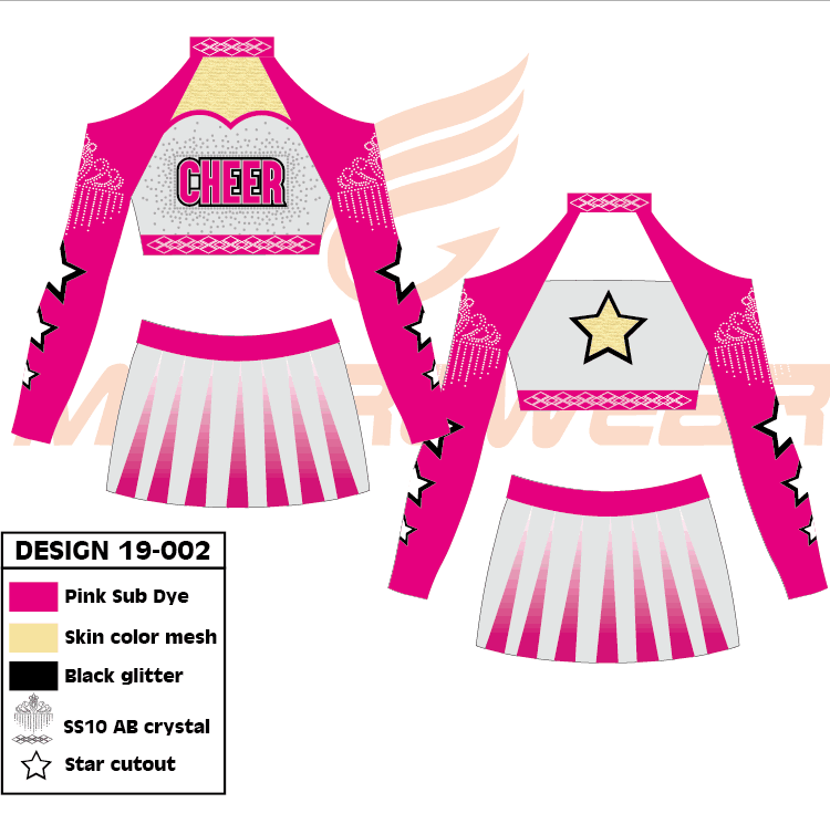 Cheerleading uniform