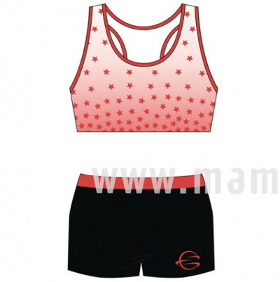 Lady cheerleading uniform LL002