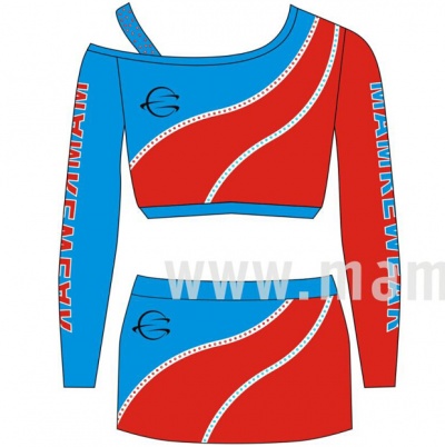Lady cheerleading uniform LL031