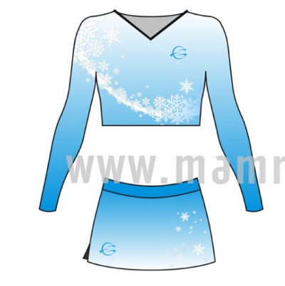 Lady cheerleading uniform LL088