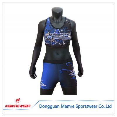 Cheerleading bra and shorts LL506