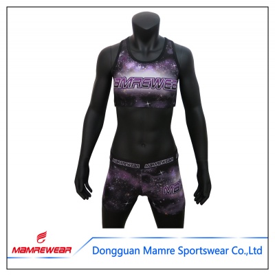 Cheerleading bra and shorts LL505